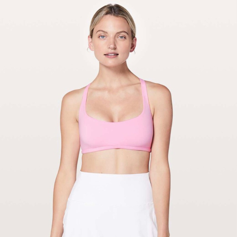 Lululemon Miami pink free to be wild sports bra